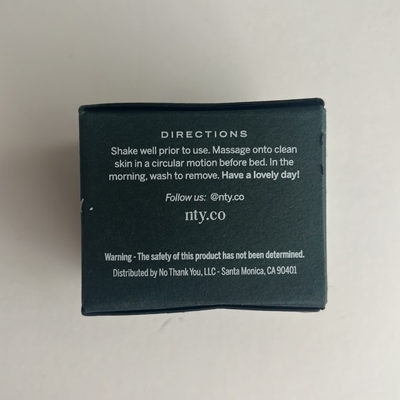 NIB No Thank You A Mask For Night - Picture 2 of 5